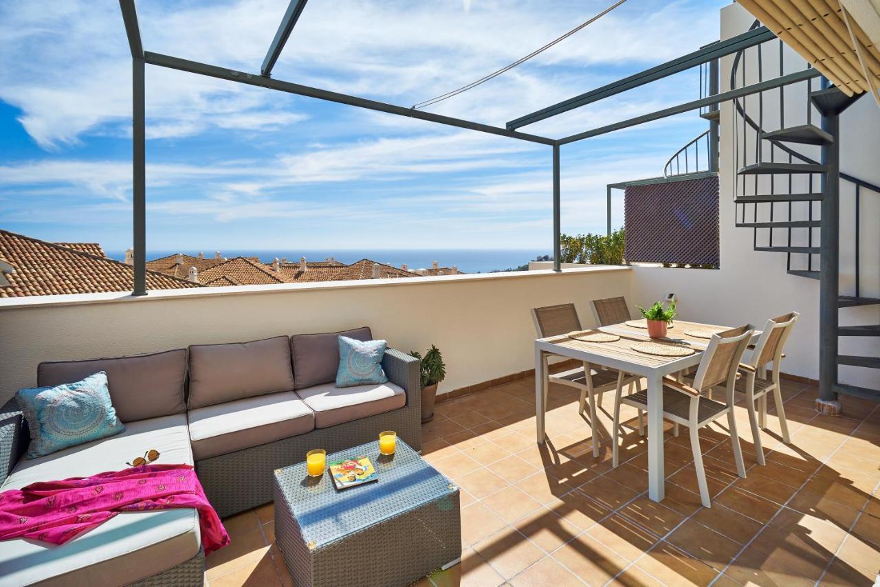 Ferienwohnung Sea View Penthouse, Pool, Privacy, Benalmádena Exterior foto