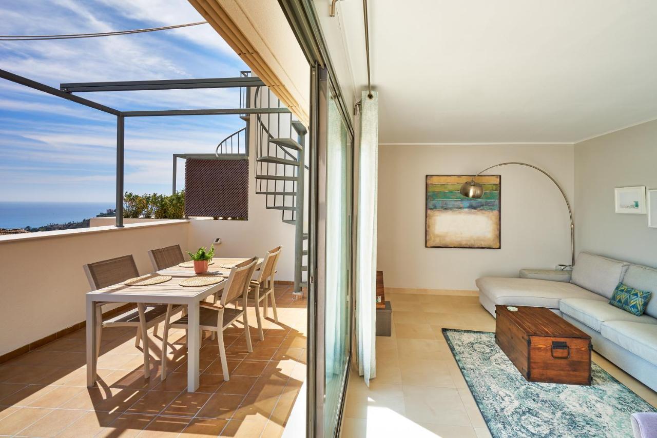 Ferienwohnung Sea View Penthouse, Pool, Privacy, Benalmádena Exterior foto