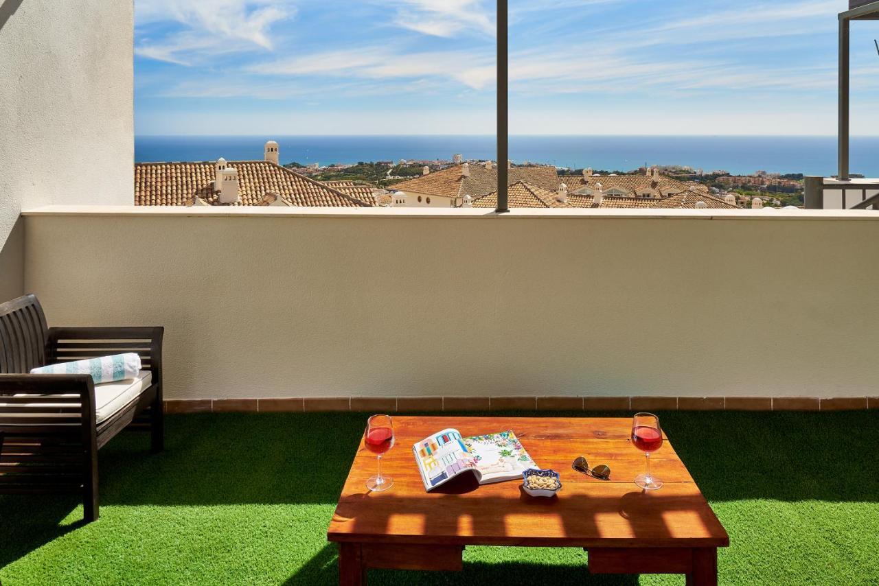 Ferienwohnung Sea View Penthouse, Pool, Privacy, Benalmádena Exterior foto
